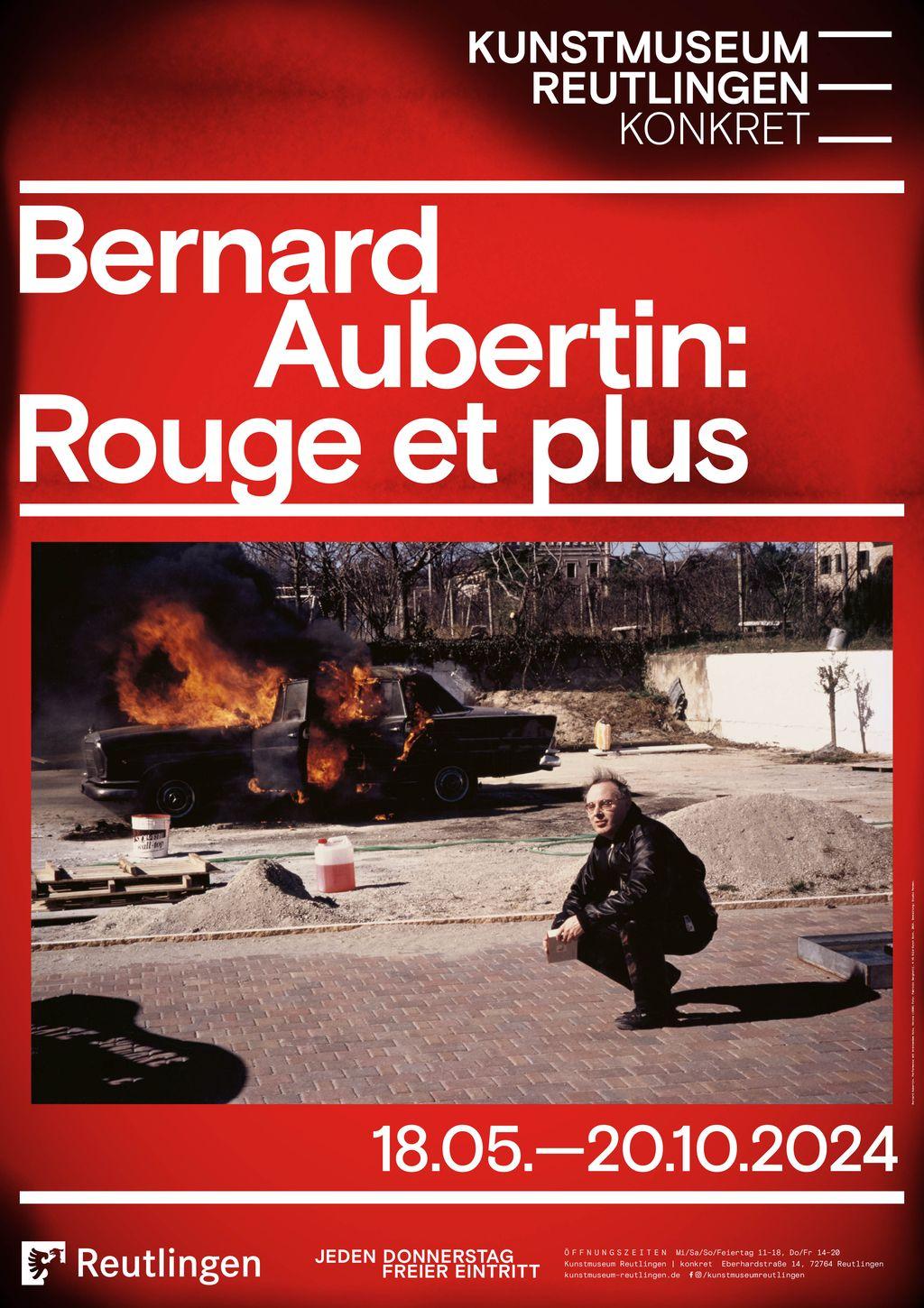 Bernard Aubertin: Rouge et plus