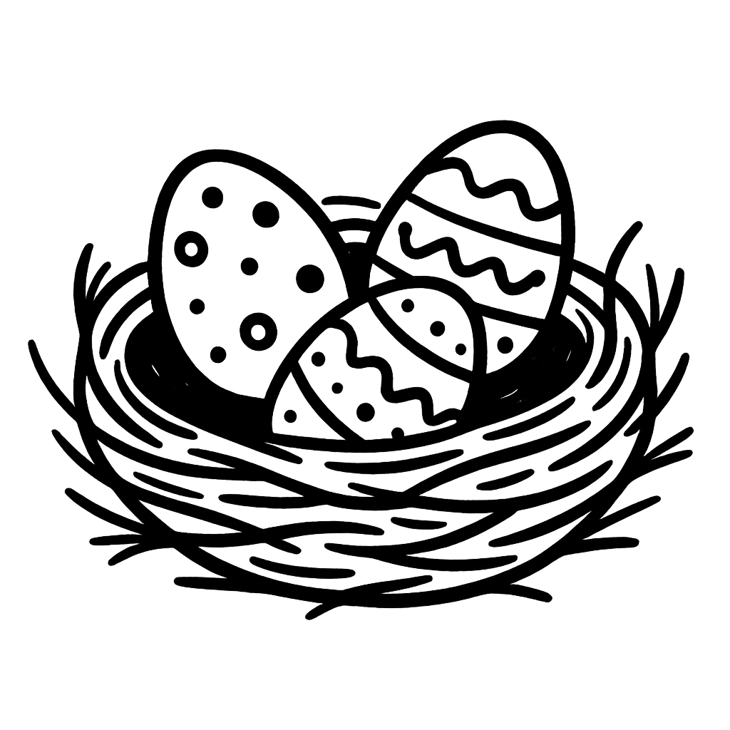 Reutlingen entdecken - Reutlingen Illu Osternest